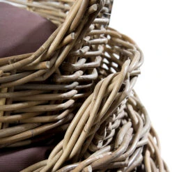 51 Degrees North Rattan Basket -Haustierprodukte 51 degrees north rattan basket 209957 0500 none