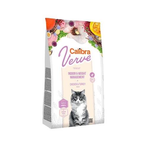 Calibra Verve Grain Free Indoor & Weight Katzenfutter - Huhn 3 Calibra Verve Grain Free Indoor & Weight Katzenfutter - Huhn