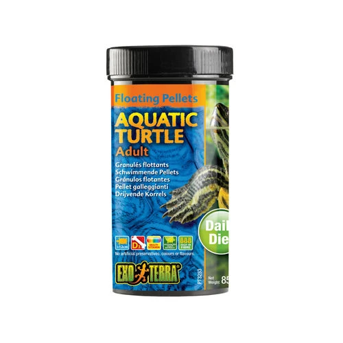 Exo Terra Aquatic Turtle Adult Floating Pellets 3 Exo Terra Aquatic Turtle Adult Floating Pellets