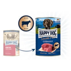Happy Dog Sensible Pure Germany 9 Happy Dog Sensible Pure Germany -Haustierprodukte happy dog rind pur 193613 0500 none