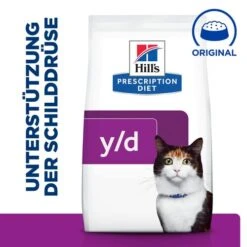 Hill's Prescription Diet Y/d Thyroid Care -Haustierprodukte hills yd thyroid care prescription diet feline 217948 0500 none