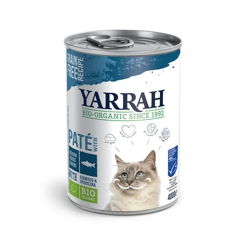 Yarrah - Katzenfutter Paté Fish Mit Spirulina Und Meeresalgen Bio 3 Yarrah - Katzenfutter Paté Fish Mit Spirulina Und Meeresalgen Bio